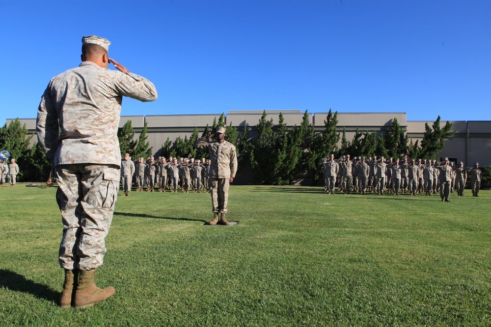 3rd MAW Morning Colors Ceremony