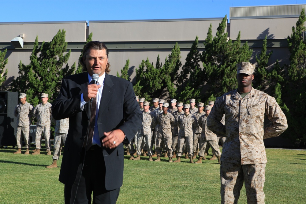 3rd MAW Morning Colors Ceremony