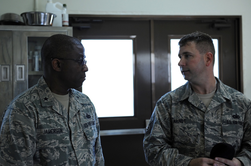 Air Force Director of Security Forces visits Kadena