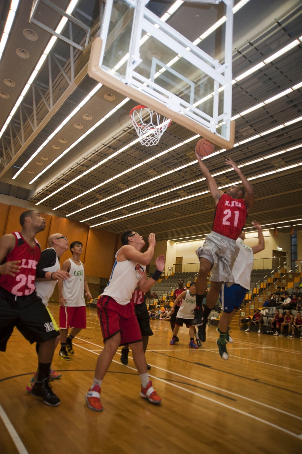 USS Peleliu basketball game