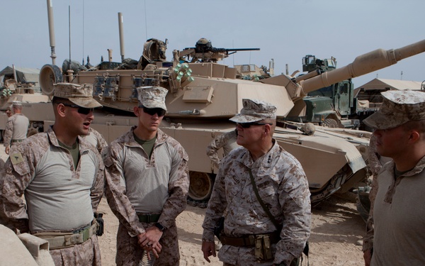 Lt. Gen. Neller Battlefield Circulation, FOB Shir Ghazay