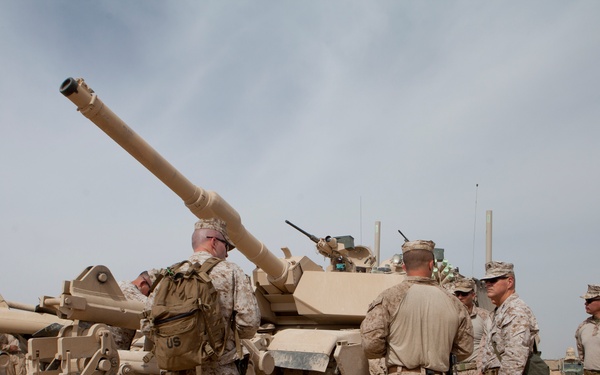 Lt. Gen. Neller Battlefield Circulation, FOB Shir Ghazay