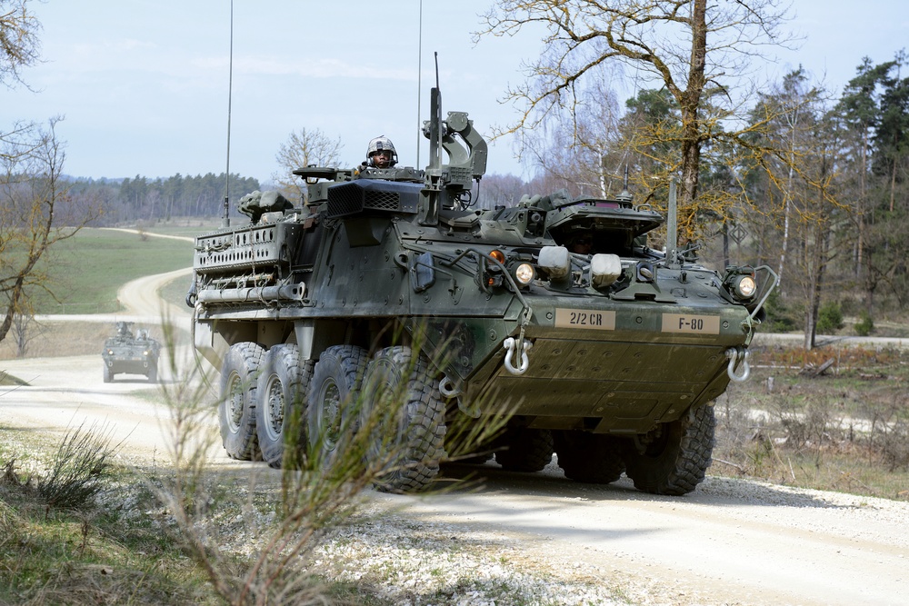 2nd Squadron, 2d Cavalry Regiment counter-improvised explosive device training exercise