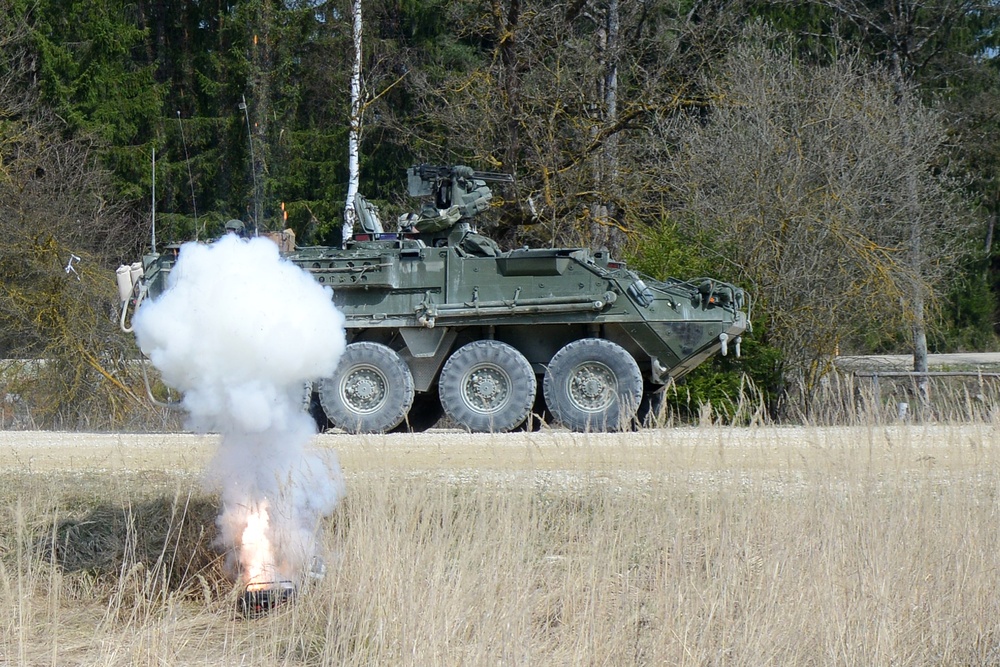 2nd Squadron, 2d Cavalry Regiment counter-improvised explosive device training exercise