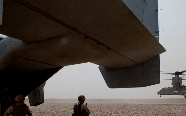 Lt. Gen. Neller Battlefield Circulation, FOB Shir Ghazay