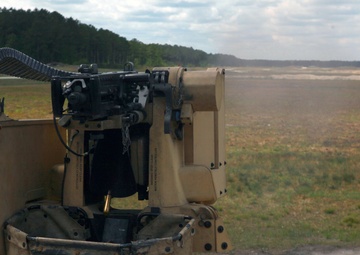 Combat Logistics Battalion 6 performs live fire of motorized weapon system