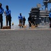 Scrubbing exercise aboard USS Carl Vinson
