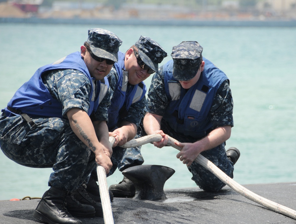 USS Bremerton operations