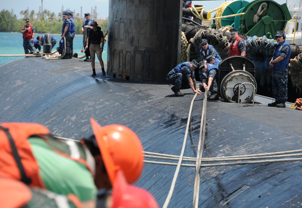 USS Bremerton operations