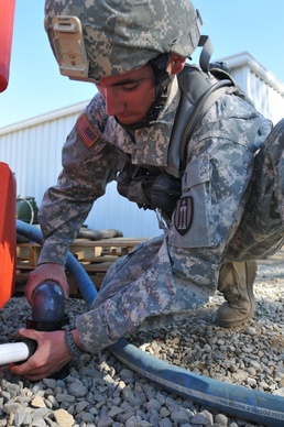 Ohio plumber checks connection on innovative draining solution