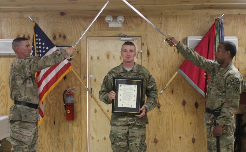 Maintain Battalion inducts 20 into NCO corps