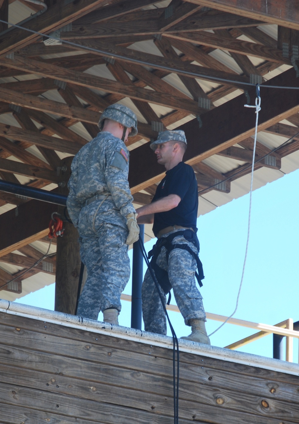 NC Guard assists NC State ROTC cadets with training