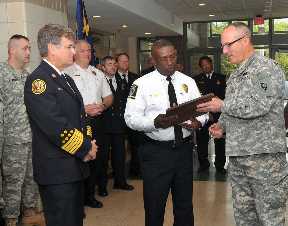 NC National Guard adjutant general awards civilian agencies for support