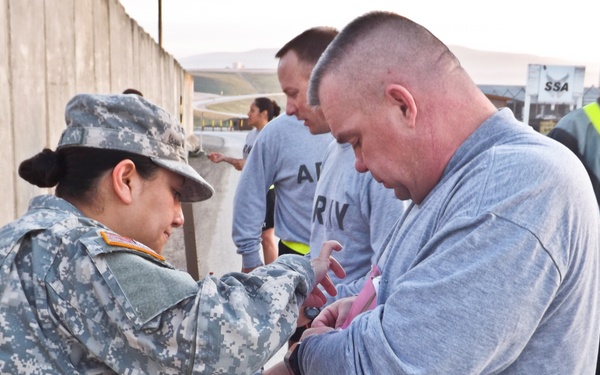 Inspired soldiers honors friend with gift to children