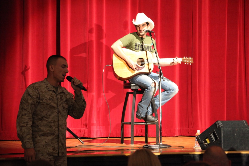 Brad Paisley performs at MCAS Miramar