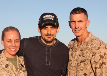 Brad Paisley performs at MCAS Miramar