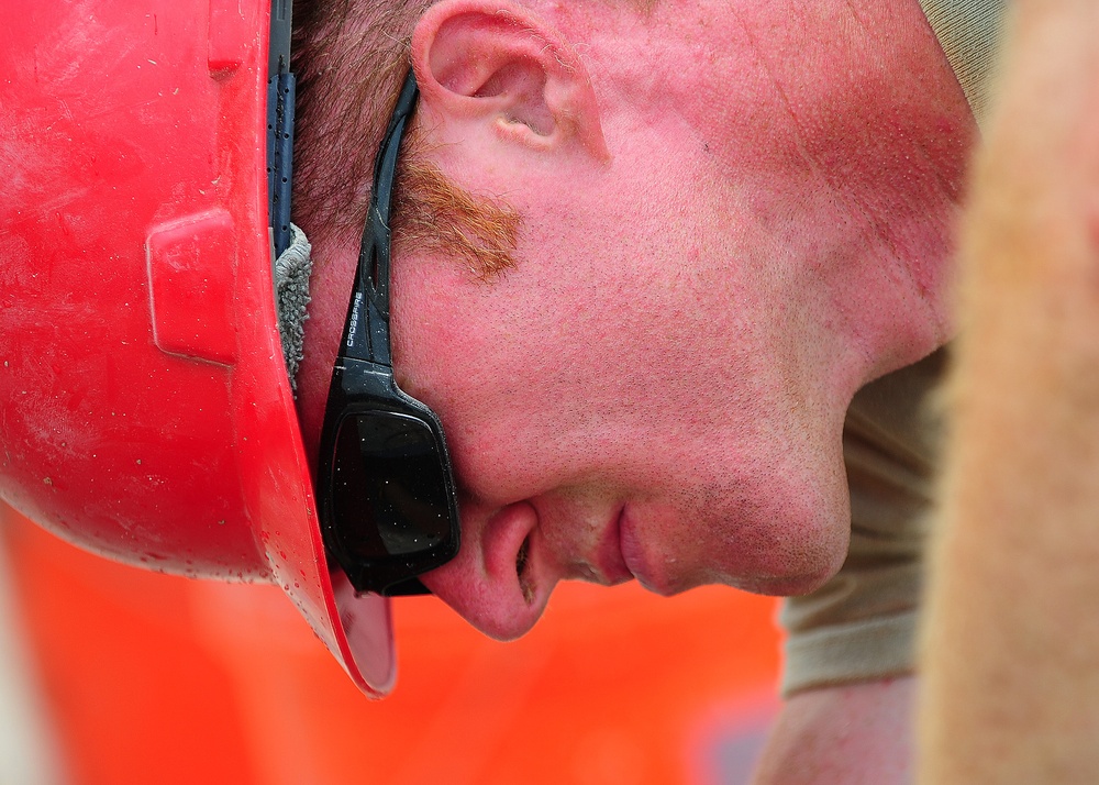Construction project at Louisiana Primary School, Orange Walk