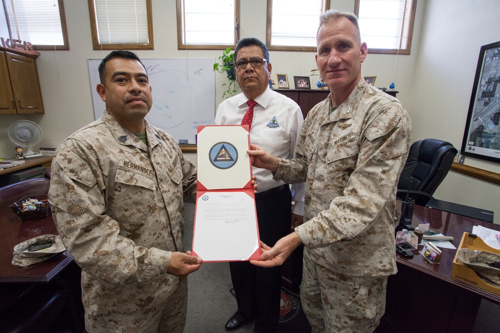 Marine Awarded for Eco-Conscious Recycling Efforts