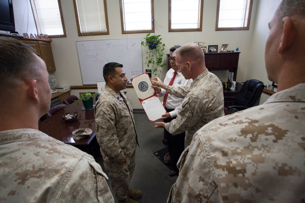 Marine Awarded for Eco-Conscious Recycling Efforts