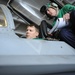 USS Nimitz sailors perform maintenance