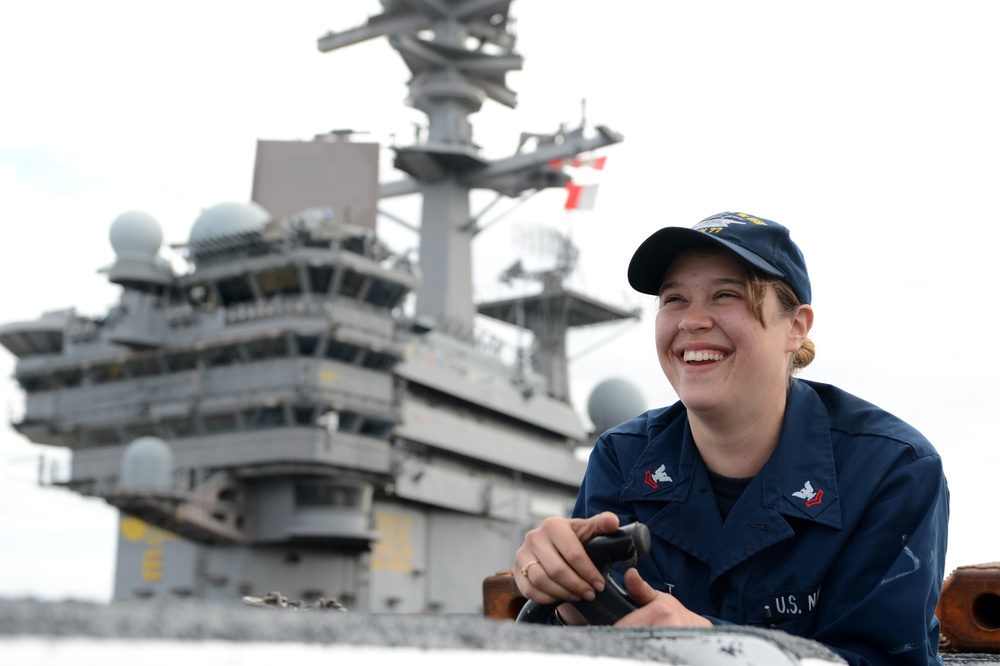 USS George HW Bush activity