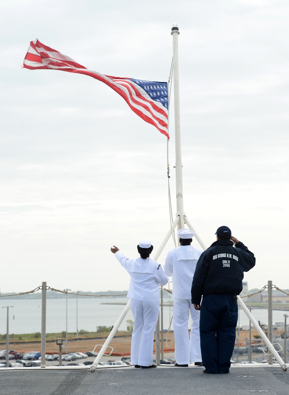 USS George HW Bush activity