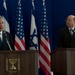 Defense secretary in Israel
