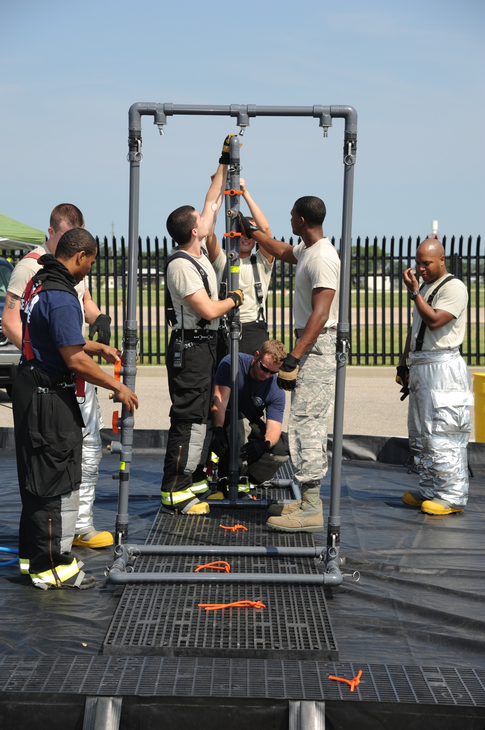 Exercise at Keesler Air Force Base