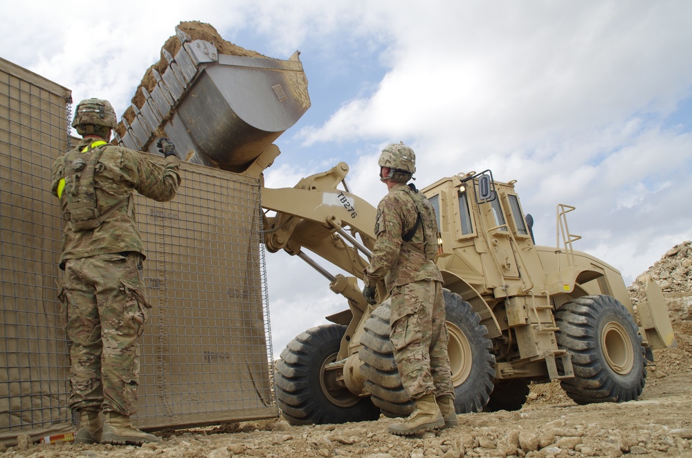 864th Engineer Battalion builds an explosive ordnance pit