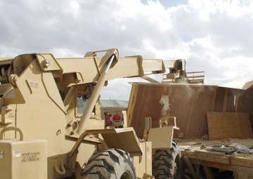 864th Engineer Battalion uses construction skills to deconstruct bases