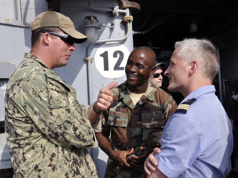 Liberian Coast Guard, French Navy conduct joint anti-piracy training