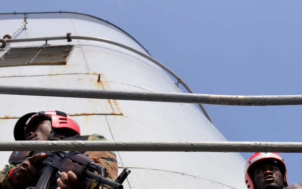 Liberian Coast Guard, French Navy conduct joint anti-piracy training