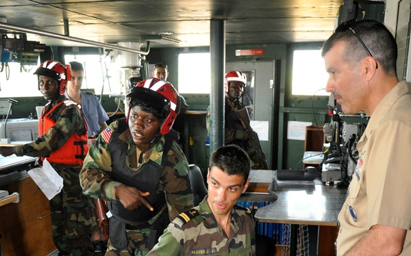 Liberian Coast Guard, French Navy conduct joint anti-piracy training