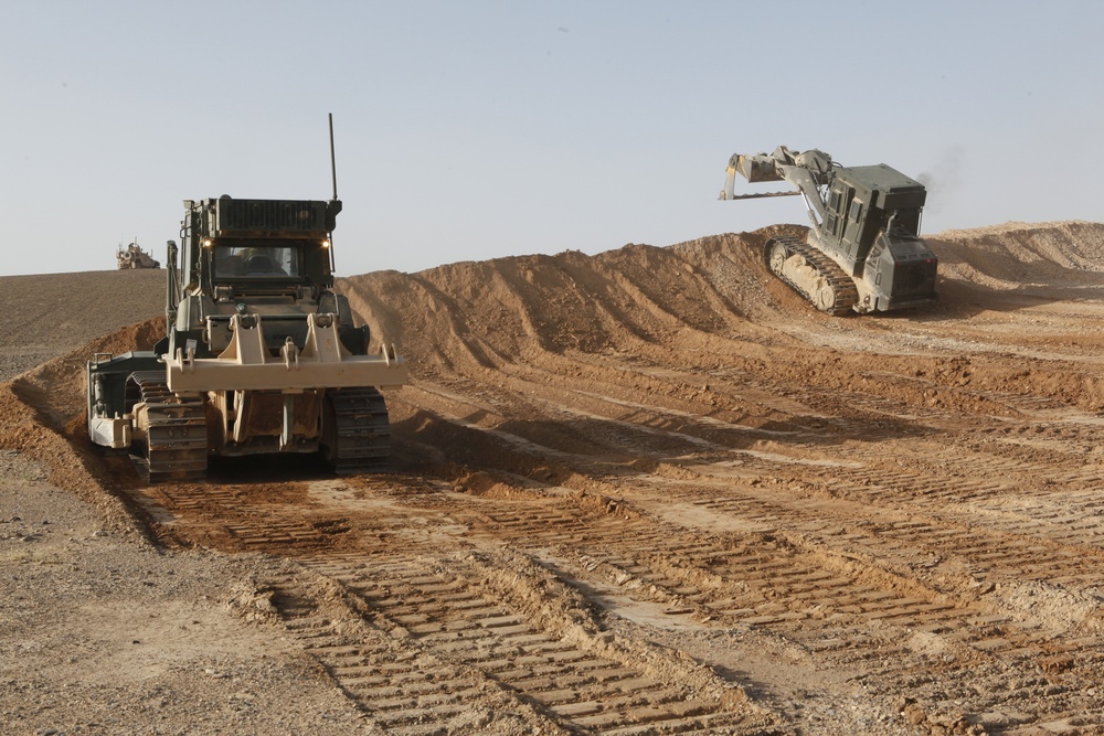 US Marines with Navy Seabees