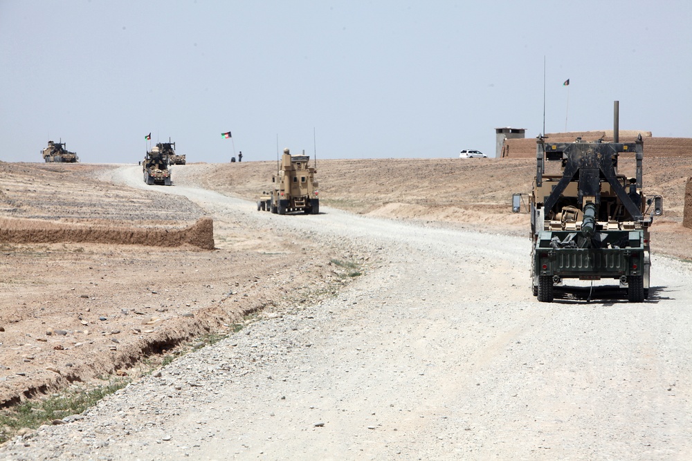 Rolling Thunder 3 conducts a combat logistics patrol to Shir Ghazi