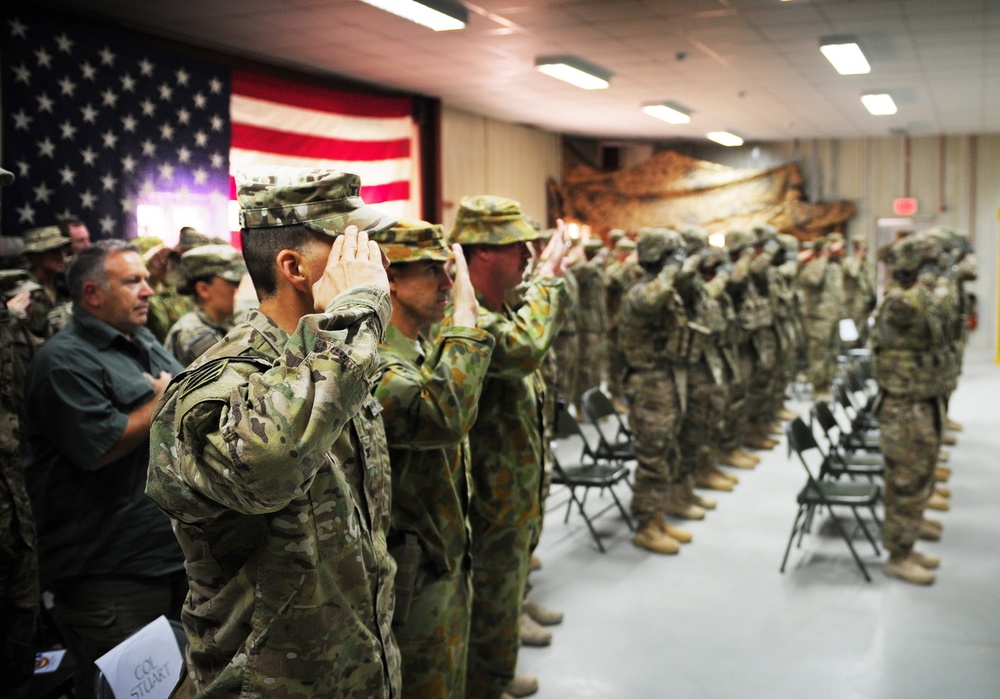 US NCO Induction Ceremony