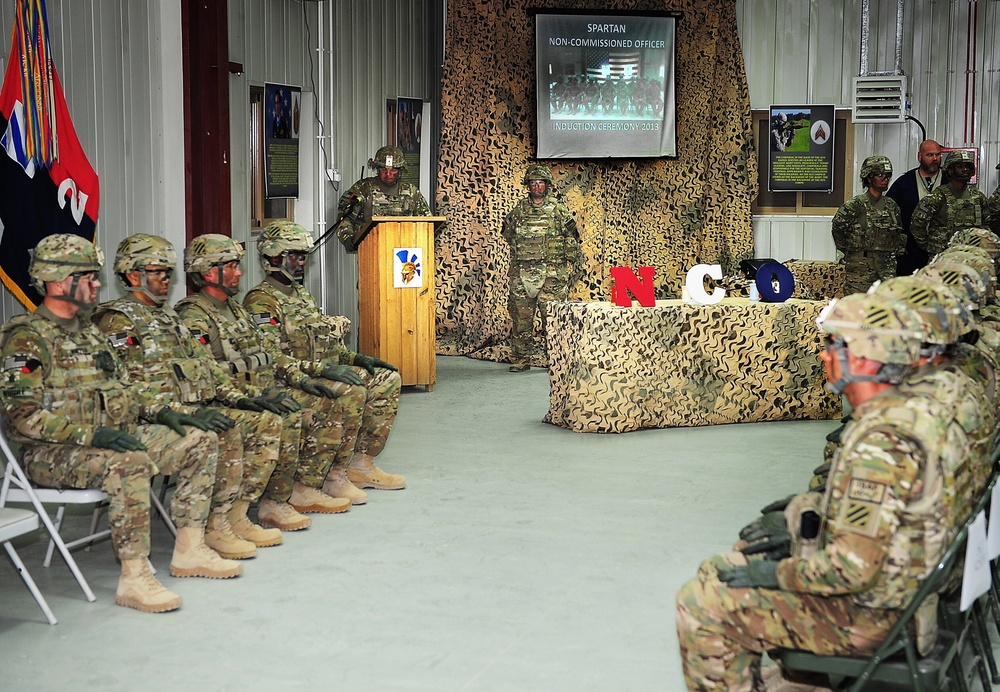 US NCO Induction Ceremony