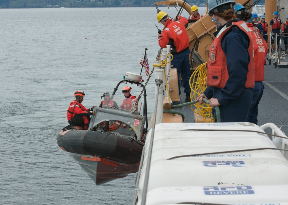 Polar Star training: Man overboard