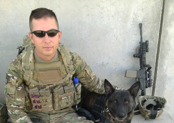 MWD handler earns AFCAM for heroism during firefight
