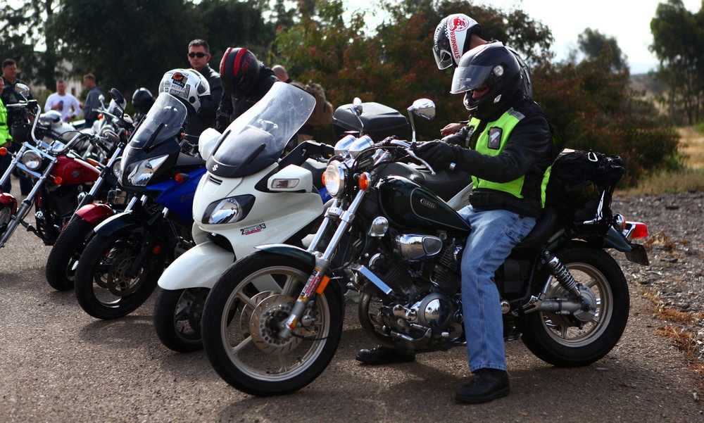 Miramar motorcycle club rolls out for training