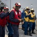 USS William P. Lawrence sailors participate in drill