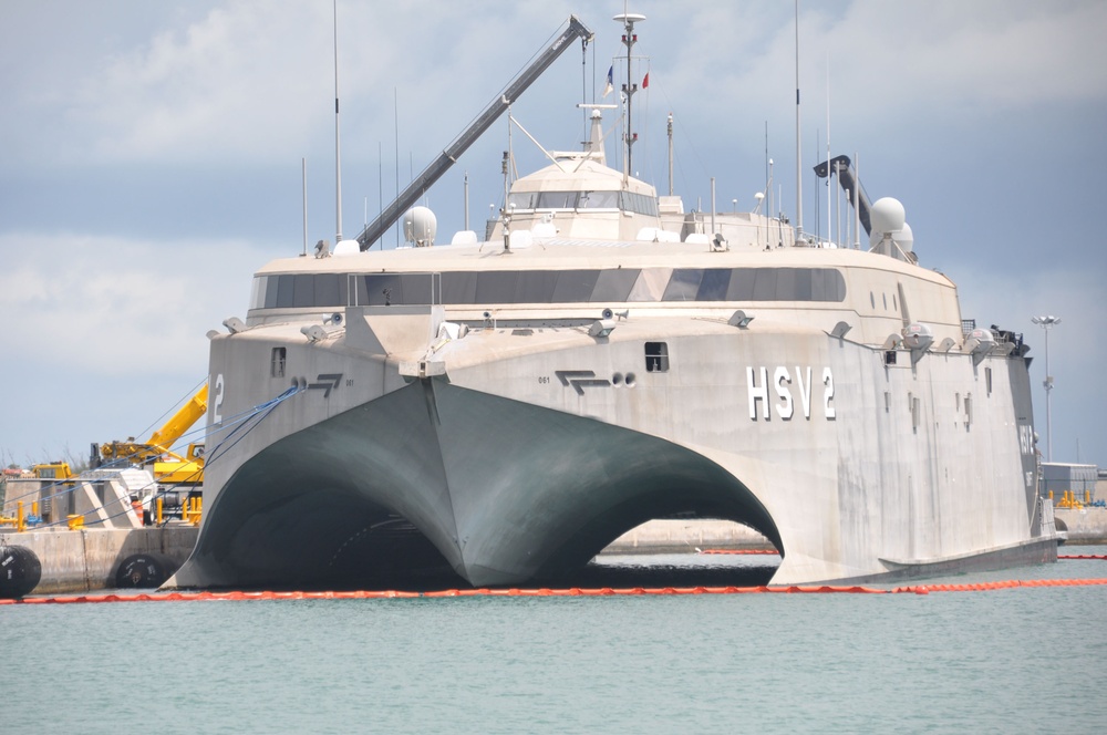 HSV 2 at Naval Station Key West