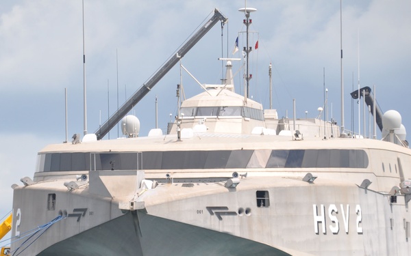 HSV 2 at Naval Station Key West