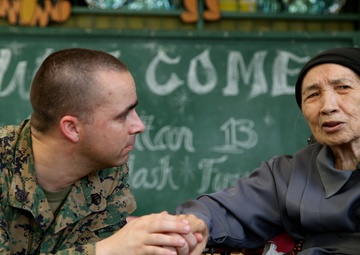 Philippines, US service members are ‘shoulder-to-shoulder’ in visit to orphanage