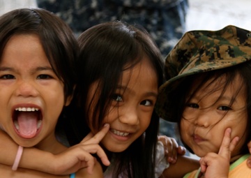 Philippines, US service members are ‘shoulder-to-shoulder’ in visit to orphanage