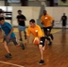 Sailors play basketball in Palau