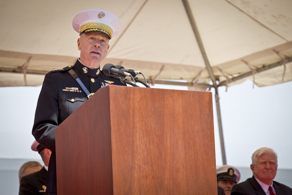 Ceremonial commissioning of USS Arlington