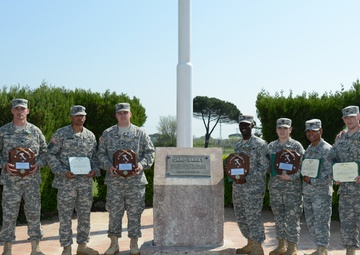 Award presentation for Permanent Change of Station
