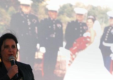 Spouses learn through laughter on Pendleton