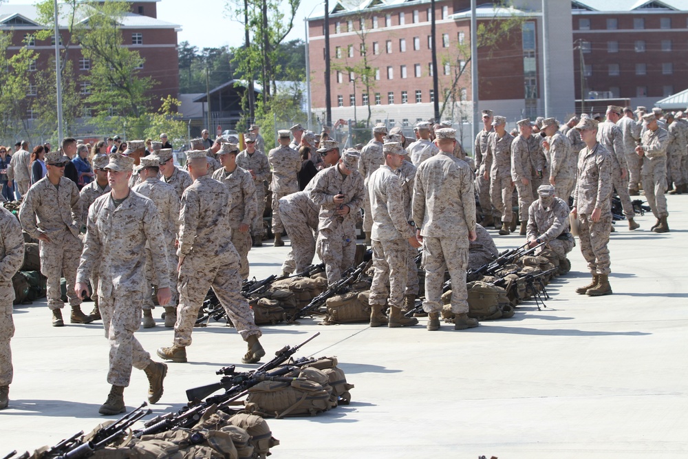 2nd Battalion, 8th Marine Regiment deploys to Afghanistan